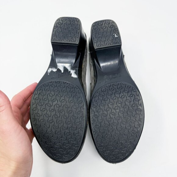 Dansko Gray Suede Closed Back Clogs Comfort Shoes Size EU 41/US Size 10.5-11 EUC - Picture 6 of 10